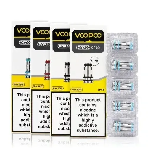 VOOPOO PnP-X Coil 0.15ohm/0.2ohm/0.3ohm/0.45ohm/0.6ohm/0.8ohm (5'li) (%100 Orijinal)