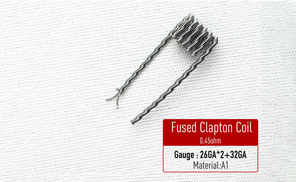 Fused Clapton Coil Hazır Sarılı Tel