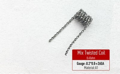 Mix Twisted Coil Hazır Sarılı Tel Mix Twisted Coil Hazır Sarılı Tel