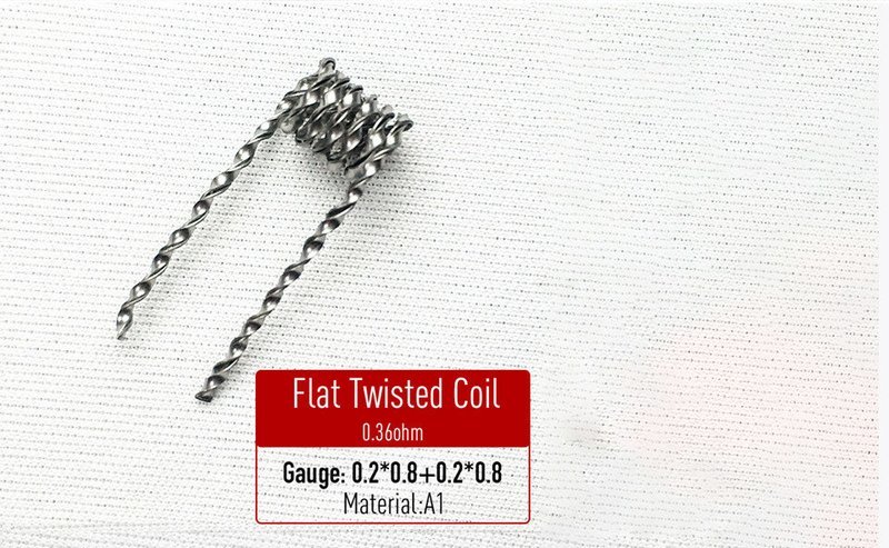 Flat Twisted Coil Hazır Sarılı Tel