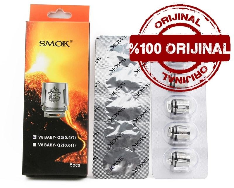 Smok V8 Baby Q2 Coil (5'li Paket) %100 Orijinal Smok V8 Baby Q2 Coil (5'li Paket) %100 Orijinal