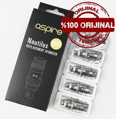 Aspire Nautilus BVC Coil (5'li Paket) %100 Orijinal Aspire Nautilus BVC Coil (5'li Paket) %100 Orijinal