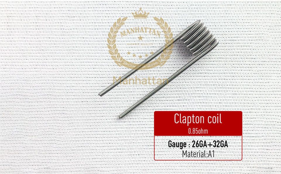 Clapton Coil Hazır Sarılı Tel