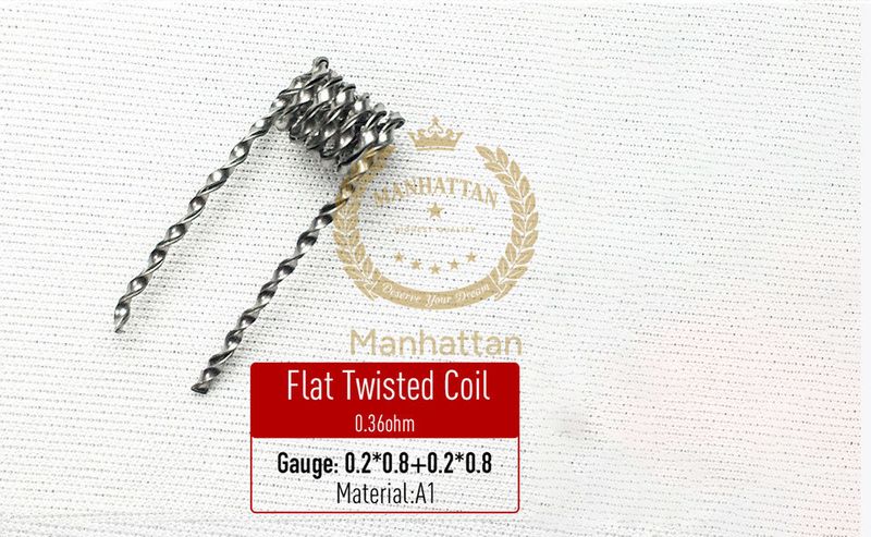 Flat Twisted Coil Hazır Sarılı Tel