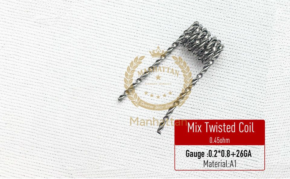 Mix Twisted Coil Hazır Sarılı Tel