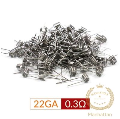 A1 Kanthal 22GA 0.3ohm Hazır Coil A1 Kanthal 22GA 0.3ohm Hazır Coil
