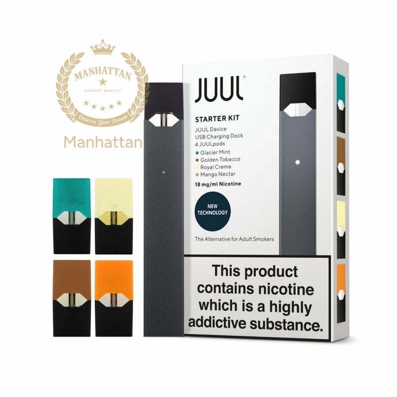 JUUL Pod Mod Starter Kit UK 4 Kartuşlu (18 MG)