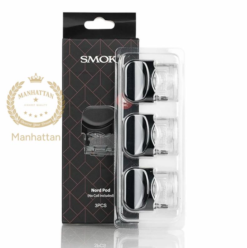 Smok Nord Pod Boş Kartuş Başlığı (Coil İçermez) 3 Adet Smok Nord Pod Boş Kartuş Başlığı (Coil İçermez) 3 Adet