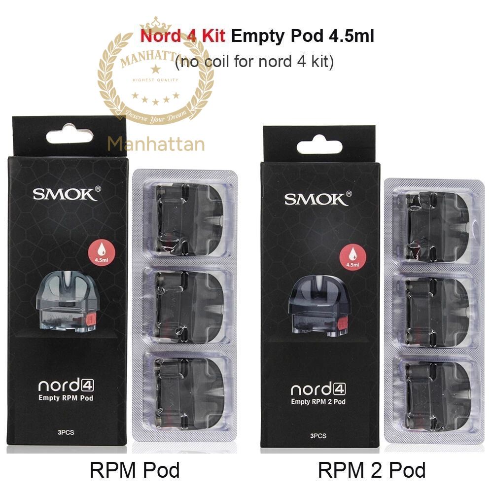 Smok RPM/RPM 2 Pod Boş Kartuş Başlığı (%100 Orijinal)