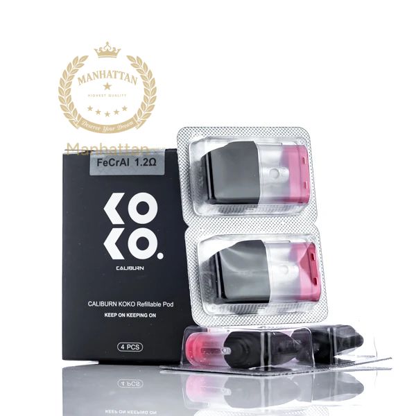 Uwell Caliburn Koko 1.2ohm (4'lü Paket) %100 Orijinal Uwell Caliburn Koko 1.2ohm (4'lü Paket) %100 Orijinal