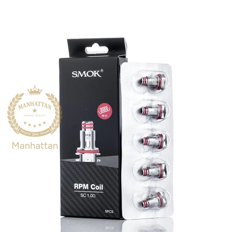 Smok RPM 1.0 Ohm SC MTL Coil (%100 Orijinal) Smok RPM 1.0 Ohm SC MTL Coil (%100 Orijinal)
