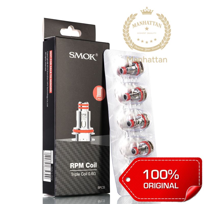 Smok RPM 0.6 Ohm Triple Coil (%100 Orijinal) Smok RPM 0.6 Ohm Triple Coil (%100 Orijinal)