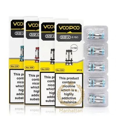 VOOPOO PnP-X Coil 0.15ohm/0.2ohm/0.3ohm/0.45ohm/0.6ohm/0.8ohm (5'li) (%100 Orijinal)