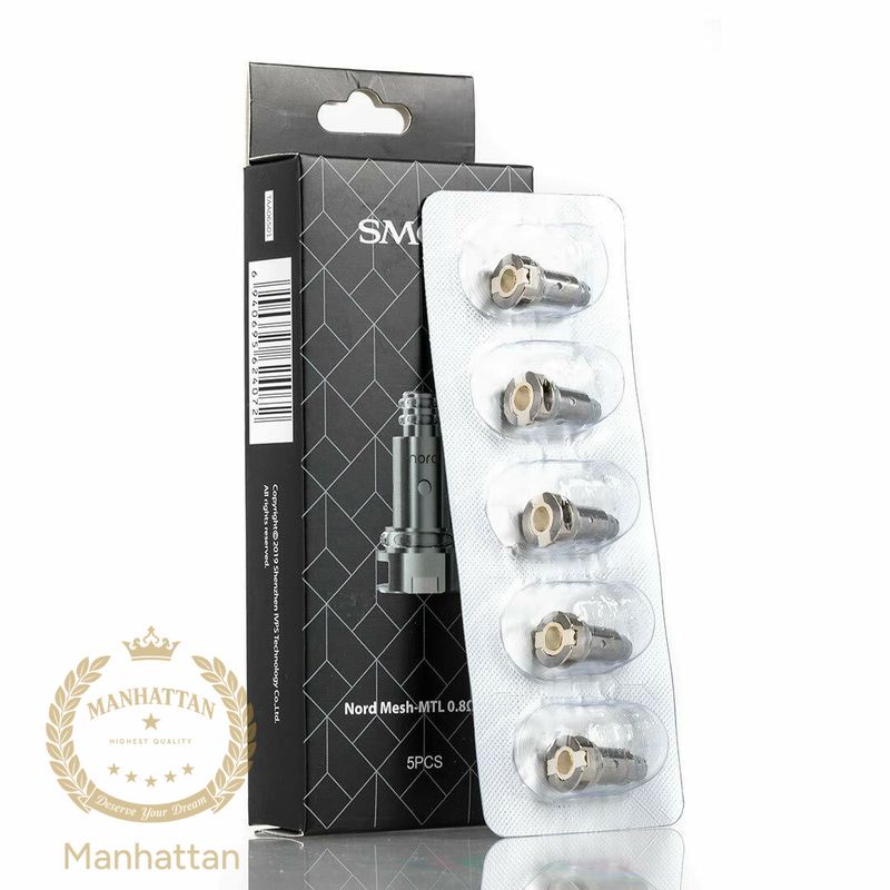 Smok Nord Pod 0.8 ohm DC/Mesh MTL Coil (%100 Orijinal) Smok Nord Pod 0.8 ohm DC/Mesh MTL Coil (%100 Orijinal)