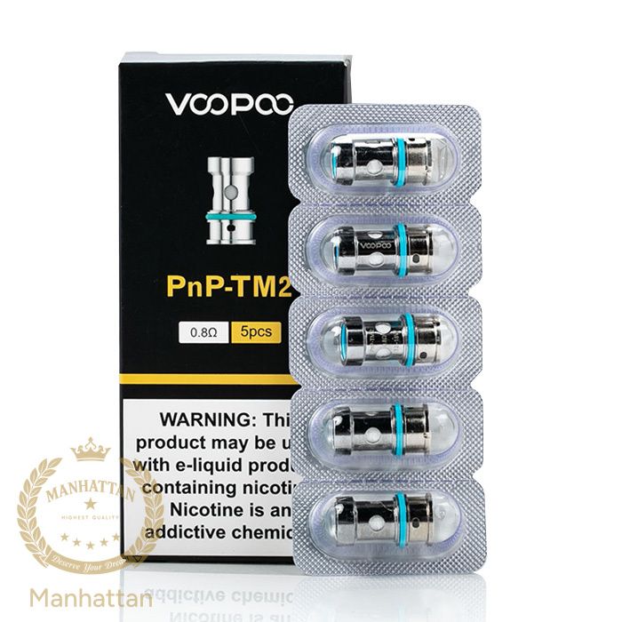 VOOPOO PNP 0,8 ohm TM2 Coil (5'li) (%100 Orijinal)