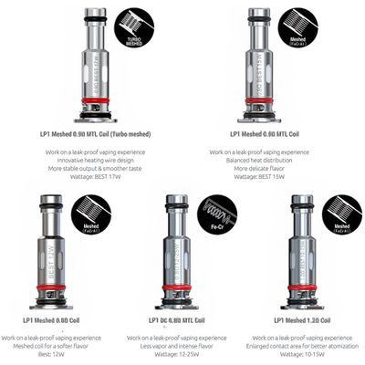 Smok LP1 Coil 0.8ohm/0.9ohm/1.2 ohm (%100 Orijinal)