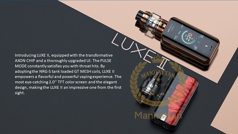 Vaporesso Luxe 2 Kit 220W NRG-S Tank 8ml (Luxe II) Vaporesso Luxe 2 Kit 220W NRG-S Tank 8ml (Luxe II)