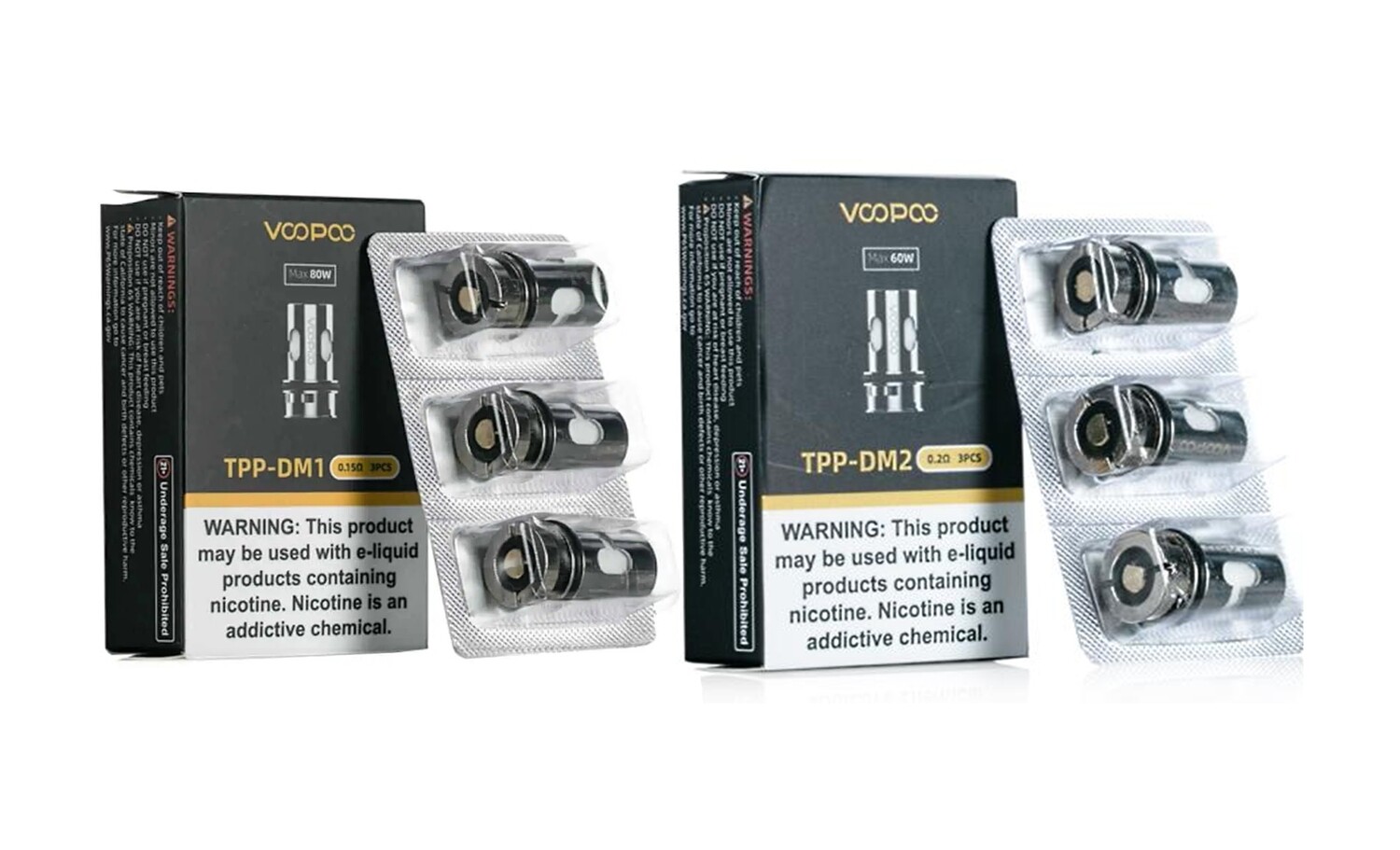 VOOPOO TPP Coil DM1/DM2/DM3/DM4 (3'lü) (%100 Orijinal)