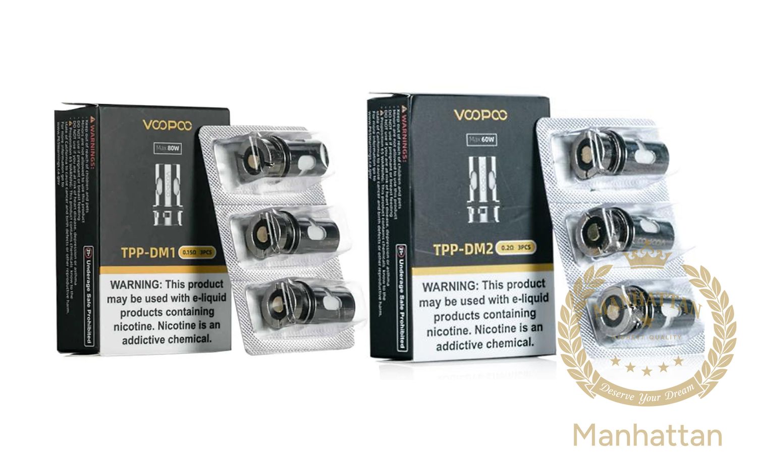 VOOPOO TPP Coil DM1/DM2/DM3/DM4 (3'lü) (%100 Orijinal)