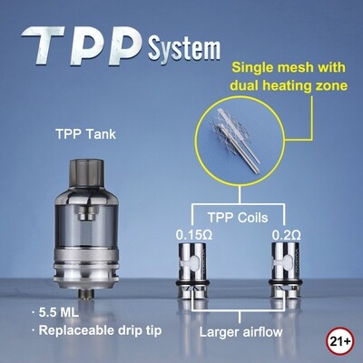 VOOPOO TPP DM1 0.15 Ohm Coil (3'lü) (%100 Orijinal)