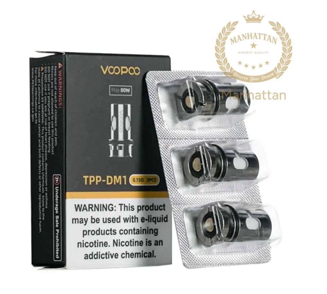 VOOPOO TPP DM1 0.15 Ohm Coil (3'lü) (%100 Orijinal)