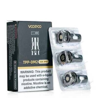VOOPOO TPP DM2 0.20 Ohm Coil (3'lü) (%100 Orijinal)