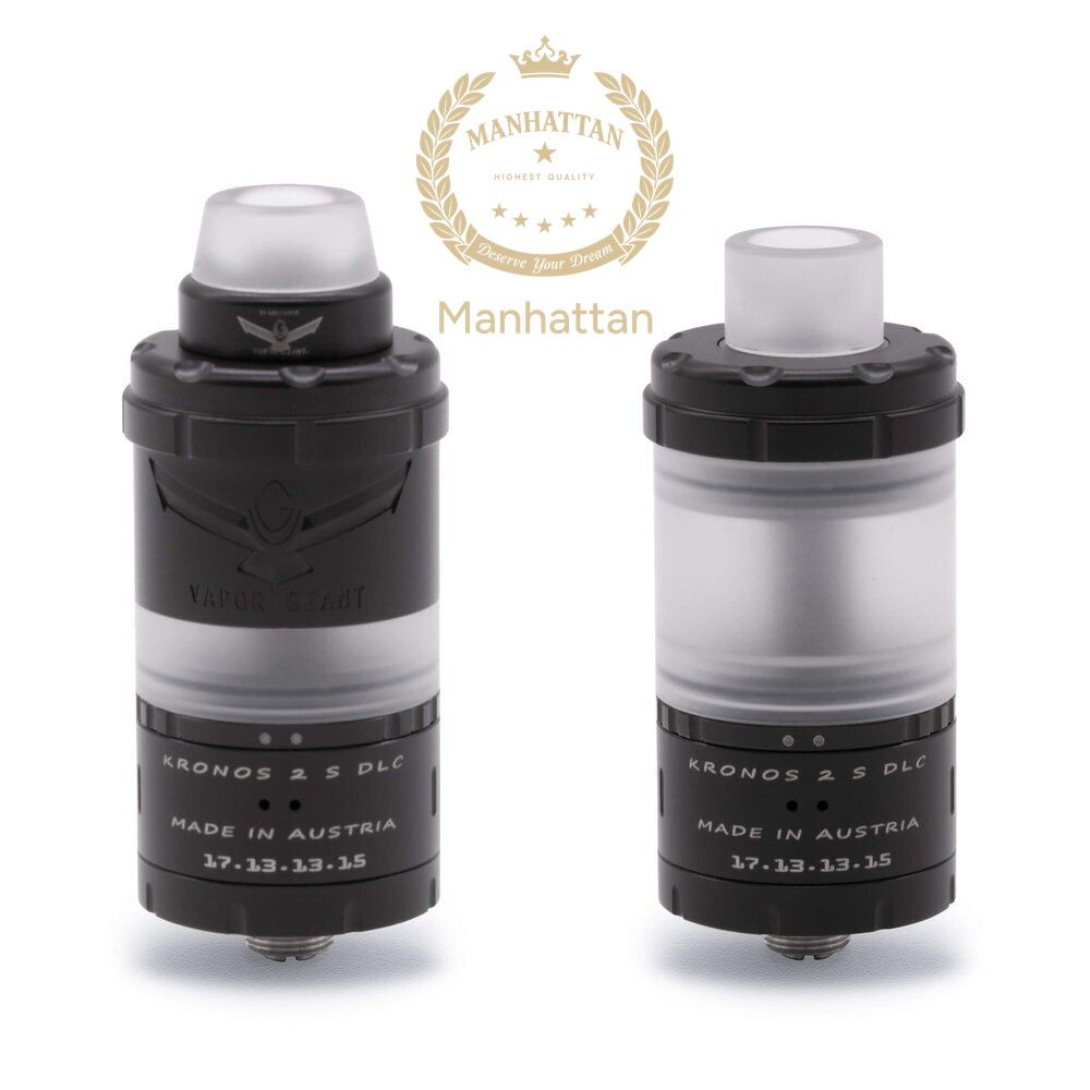 Vapor Giant Kronos 2S/DLC BLack Edition 2021 RTA Atomizer 23mm