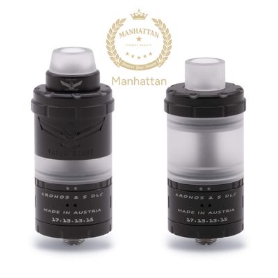 Vapor Giant Kronos 2S/DLC BLack Edition 2021 RTA Atomizer 23mm Vapor Giant Kronos 2S/DLC BLack Edition 2021 RTA Atomizer 23mm