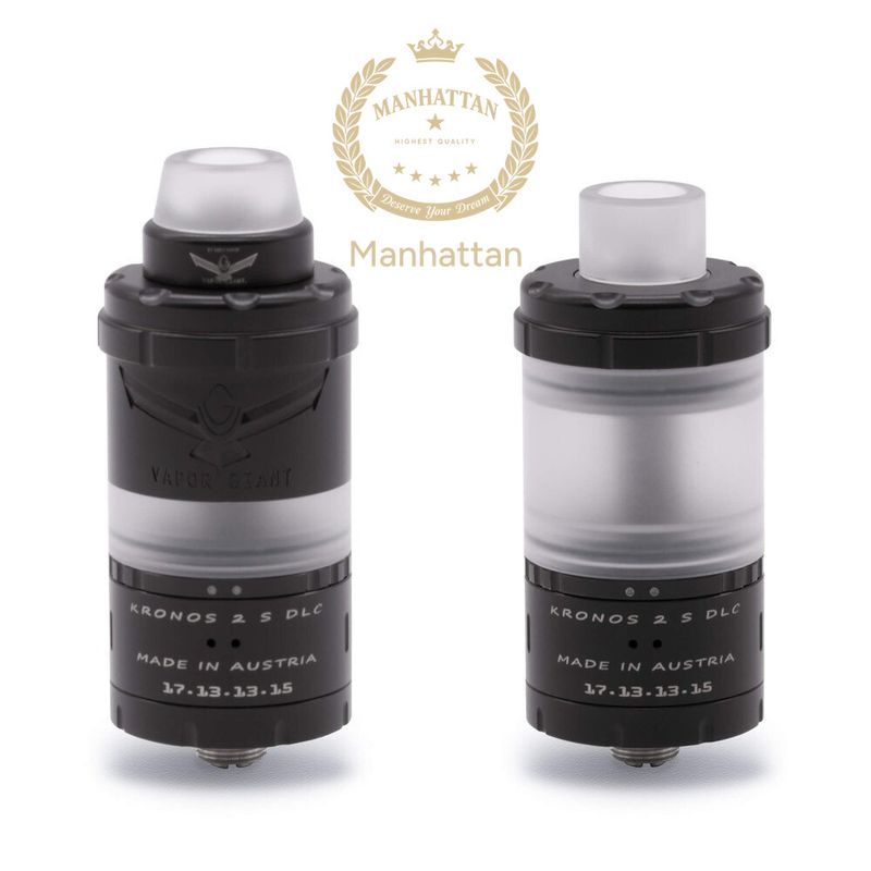 Vapor Giant Kronos 2S/DLC BLack Edition 2021 RTA Atomizer 23mm