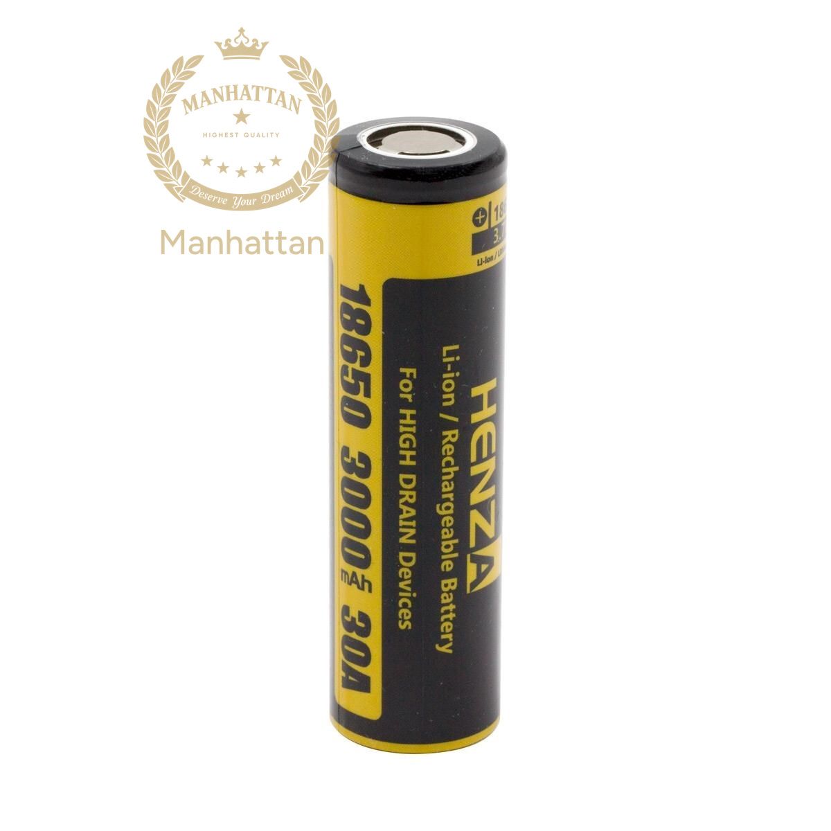 Henza 3.7V 18650 Pil 3000mah 30A (%100 Orijinal)