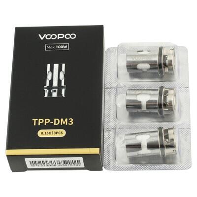 VOOPOO TPP DM3 0.15 Ohm Coil (3'lü) (%100 Orijinal) VOOPOO TPP DM3 0.15 Ohm Coil (3'lü) (%100 Orijinal)