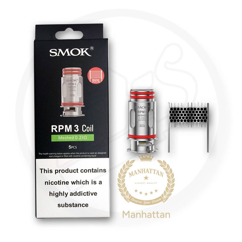 Smok RPM 3 0.15 / 0.23 Ohm Coil (%100 Orijinal) Smok RPM 3 0.15 / 0.23 Ohm Coil (%100 Orijinal)