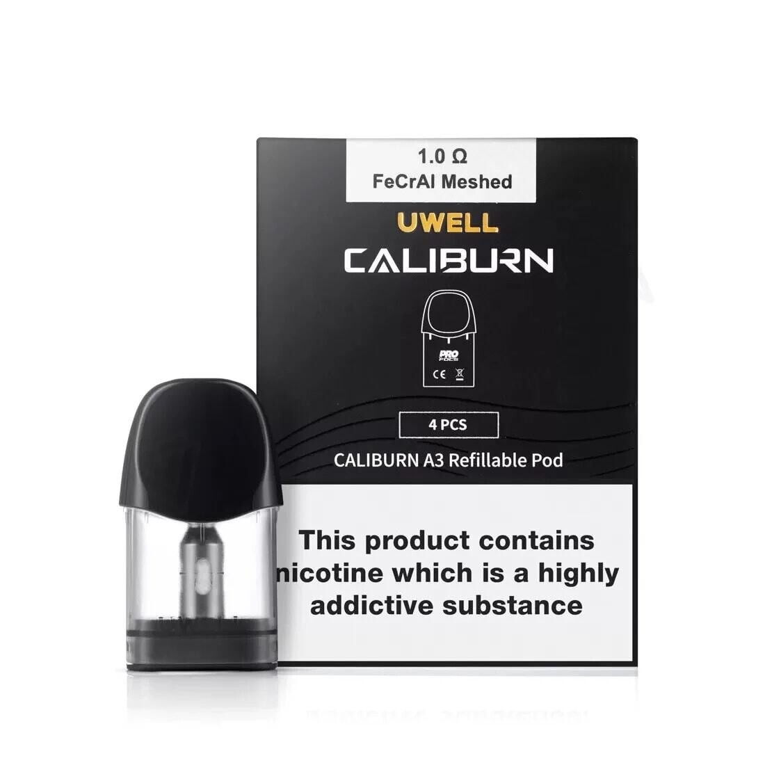 Uwell Caliburn A3/AK3/A3S 0.8/1.0 ohm Kartuş (4'lü Paket) %100 Orijinal