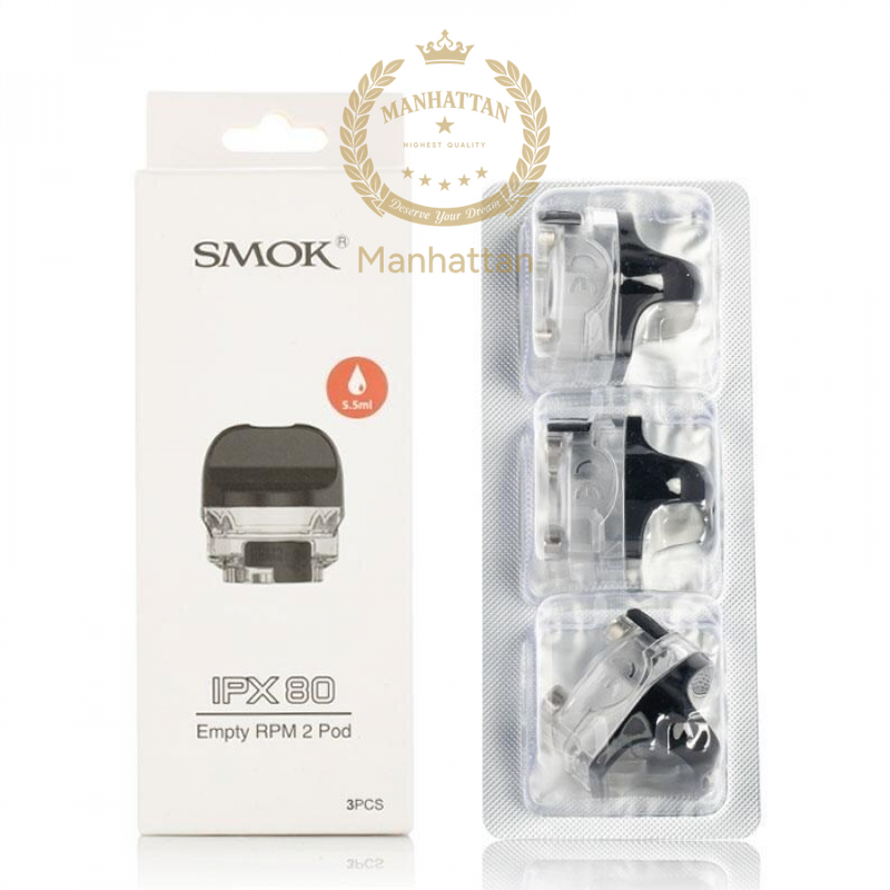 Smok IPX 80 Boş Kartuş Başlığı (Coil İçermez) 3 Adet Smok IPX 80 Boş Kartuş Başlığı (Coil İçermez) 3 Adet