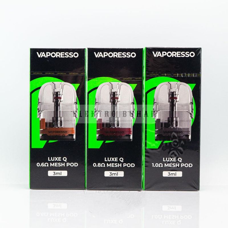 Vaporesso LUXE Q Kartuş 0.6ohm/0.8ohm/1.0ohm (4'lü) (%100 Orijinal)