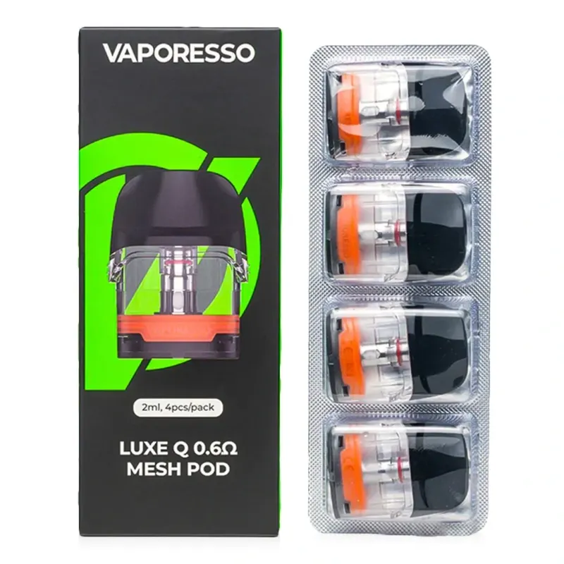 Vaporesso LUXE Q Kartuş 0.6ohm/0.8ohm/1.0ohm (4'lü) (%100 Orijinal)