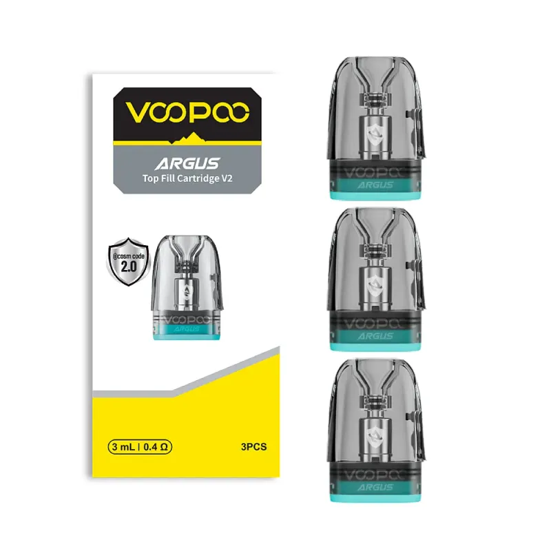VOOPOO Argus Top-Fill V2 Kartuş Pod Coil 0.4ohm/0.7/1.0 ohm Kartuş (%100 Orijinal)