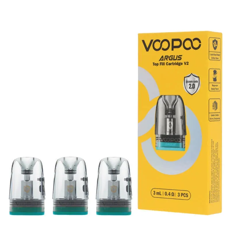VOOPOO Argus Top-Fill V2 Kartuş Pod Coil 0.4ohm/0.7/1.0 ohm Kartuş (%100 Orijinal)