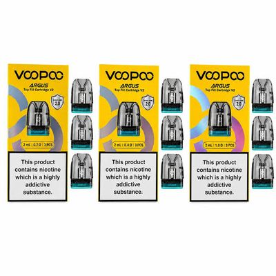 VOOPOO Argus Top-Fill V2 Kartuş Pod Coil 0.4ohm/0.7/1.0 ohm Kartuş (%100 Orijinal)