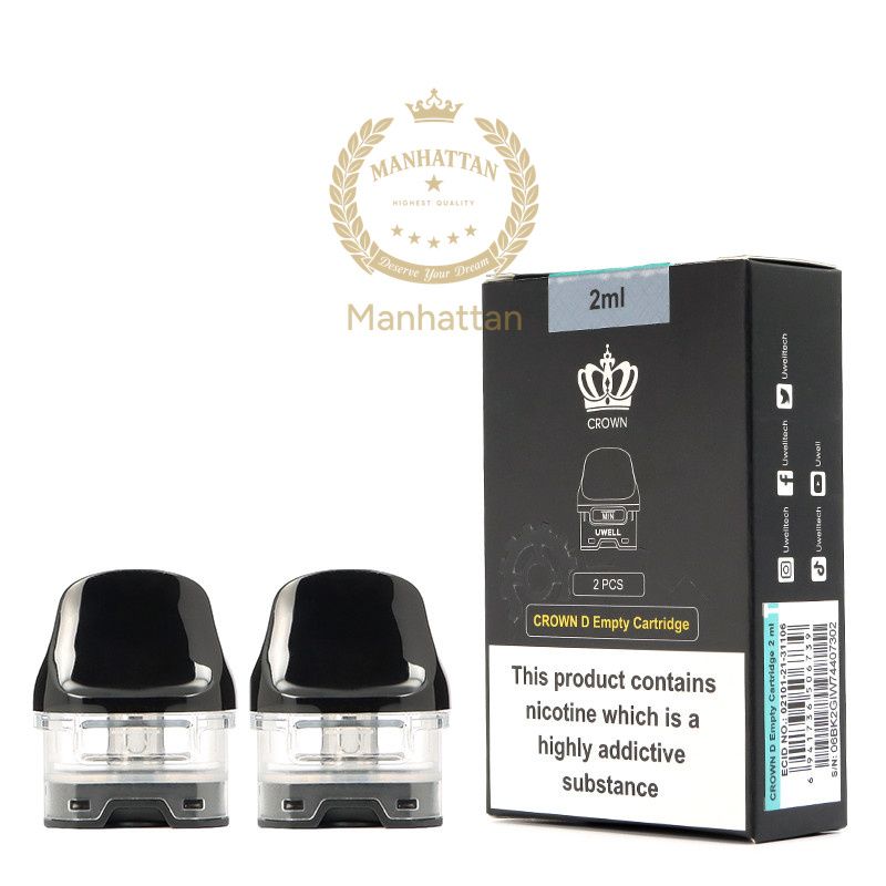 Uwell Crown D Boş Pod Kartuş 2ml (Orijinal) Uwell Crown D Boş Pod Kartuş 2ml (Orijinal)