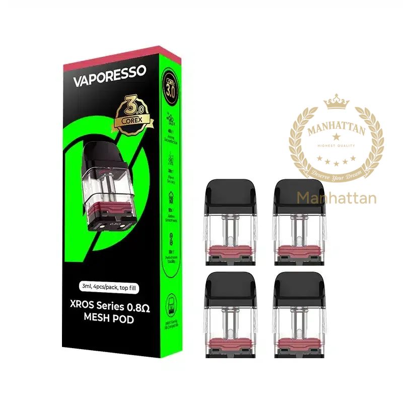 Vaporesso XROS 0.8 ohm Mesh / COREX Mesh 4'lü Paket (%100 Orijinal) Vaporesso XROS 0.8 ohm Mesh / COREX Mesh 4'lü Paket (%100 Orijinal)