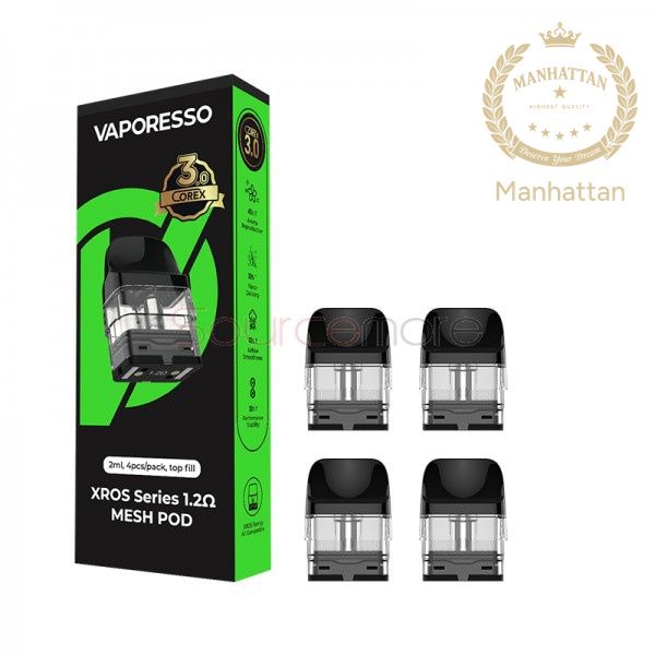 Vaporesso XROS 1.2 ohm Mesh / COREX 4'lü Paket (%100 Orijinal) Vaporesso XROS 1.2 ohm Mesh / COREX 4'lü Paket (%100 Orijinal)