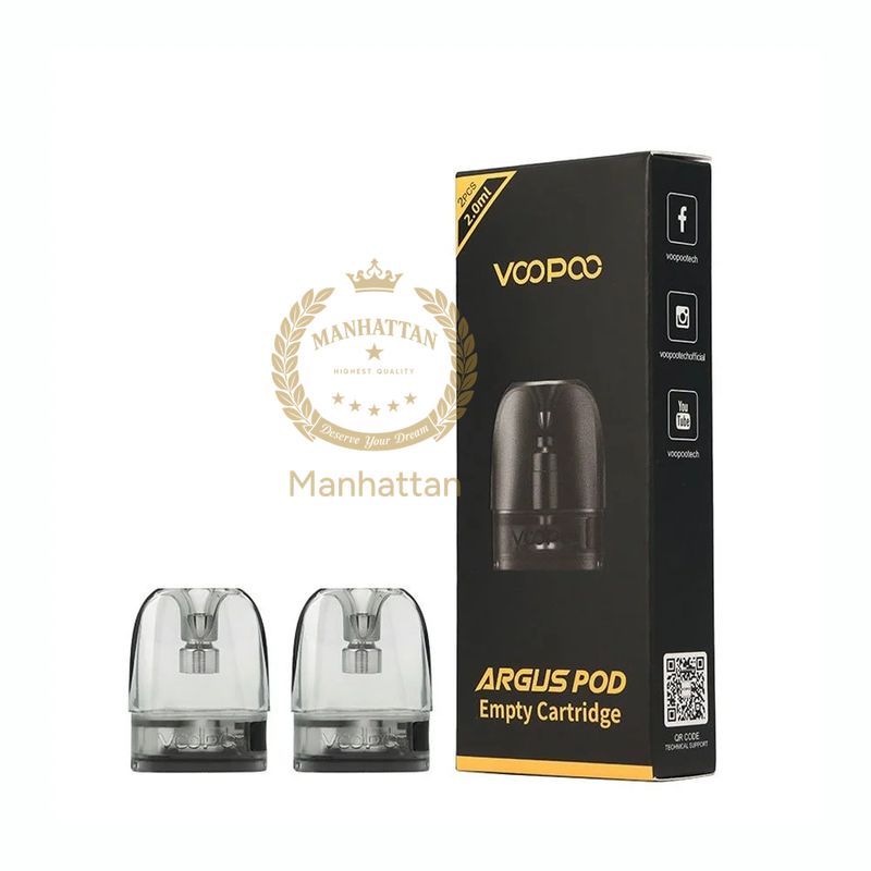 VOOPOO Argus Pod Boş Kartuş (2'li) (%100 Orijinal) VOOPOO Argus Pod Boş Kartuş (2'li) (%100 Orijinal)