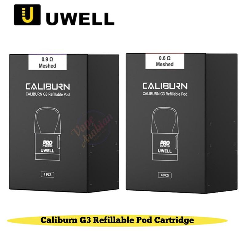 Uwell Caliburn G3 Coil Yedek Kartuş (0.4ohm / 0.6ohm / 0.9ohm/1.2ohm) %100 Orijinal