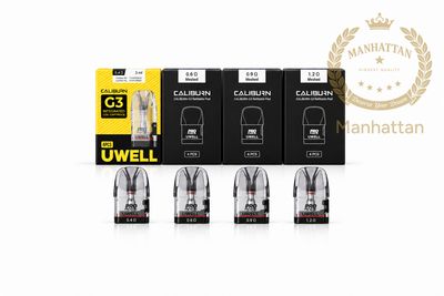 Uwell Caliburn G3 / GPP Kartuş/Coil 4'lü Paket (0.4ohm / 0.6ohm / 0.9ohm / 1.2ohm) %100 Orijinal Uwell Caliburn G3 / GPP Kartuş/Coil 4'lü Paket (0.4ohm / 0.6ohm / 0.9ohm / 1.2ohm) %100 Orijinal