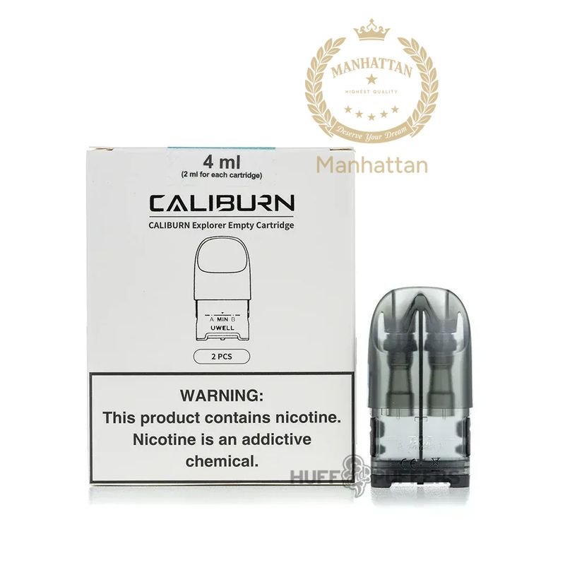 Uwell Caliburn Explorer Yedek Boş Pod Kartuşu 2ml (Orijinal) Uwell Caliburn Explorer Yedek Boş Pod Kartuşu 2ml (Orijinal)