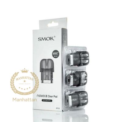 Smok Novo 2 Clear Pod DC 0.8 MTL Yedek Kartuş Coil %100 Orijinal