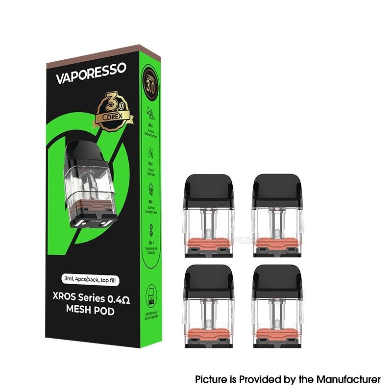 Vaporesso XROS 0.4 ohm Mesh / COREX 4'lü Paket (%100 Orijinal)