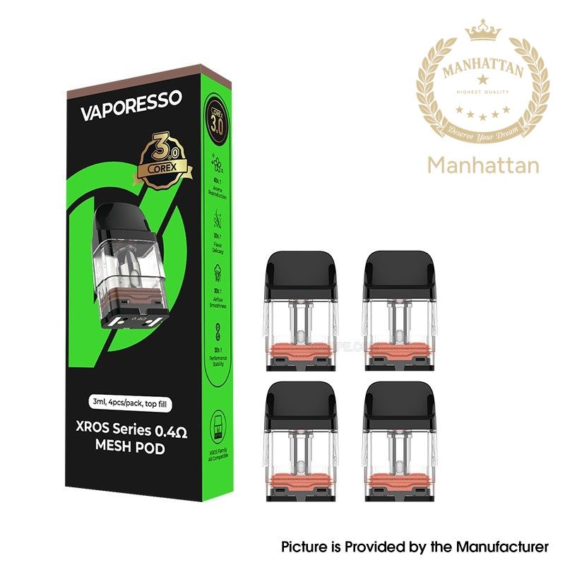 Vaporesso XROS 0.4 ohm Mesh / COREX 4'lü Paket (%100 Orijinal) Vaporesso XROS 0.4 ohm Mesh / COREX 4'lü Paket (%100 Orijinal)