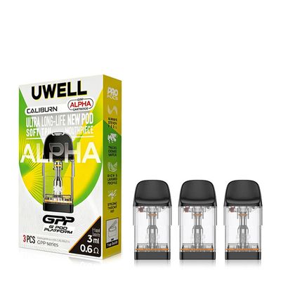 Uwell Caliburn GPP Alpha Kartuş/Coil (0.4ohm / 0.6ohm / 0.9ohm / 1.2ohm) %100 Orijinal